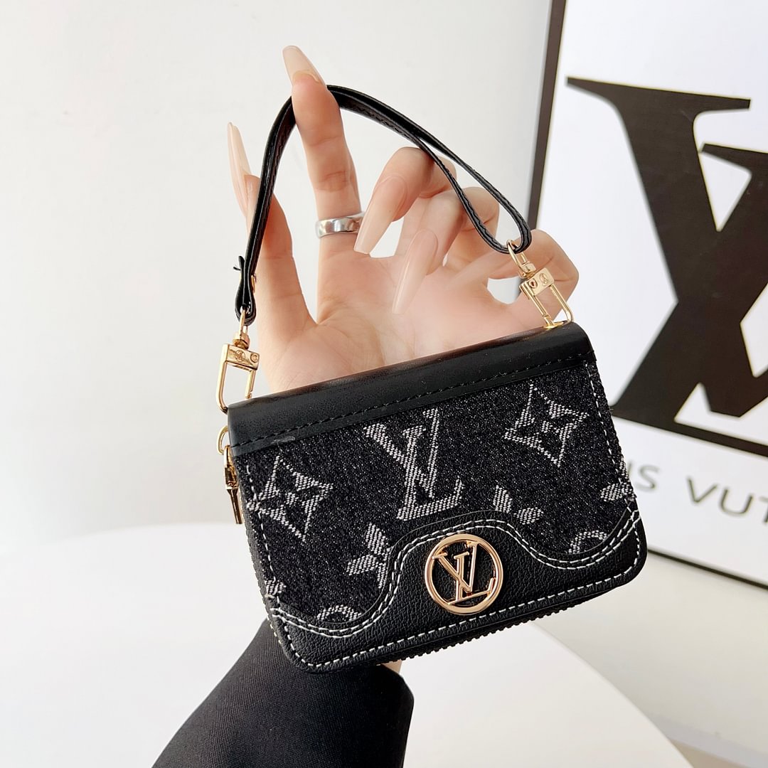 迷你Louis Vuitton手提包拉鍊錢包Gucci卡座皮革硬幣錢包