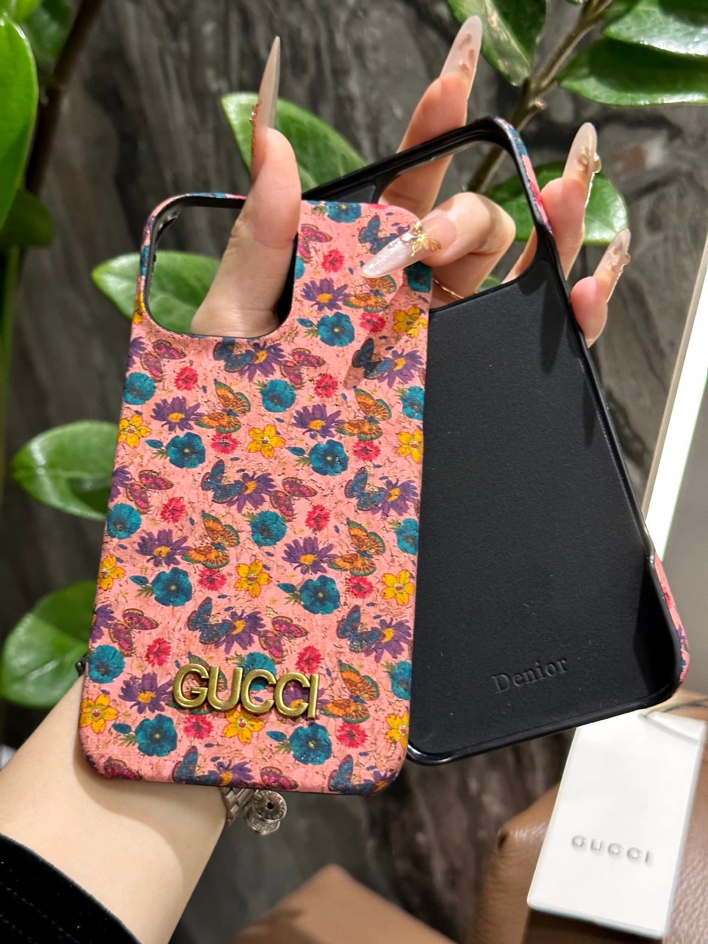 Gucci古驰 粉蝶花-花语原木系列🌼🌷🌺