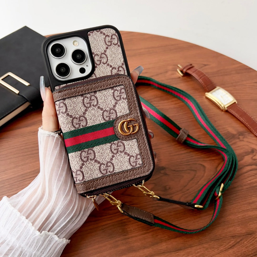 LV+gucci 横款拉链卡包 型号7-17pm