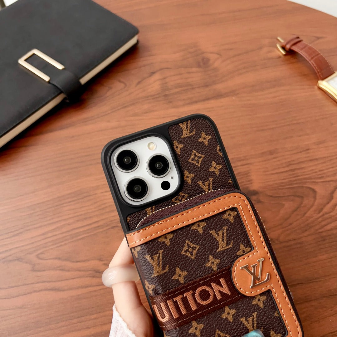 LV+gucci 横款拉链卡包 型号7-17pm