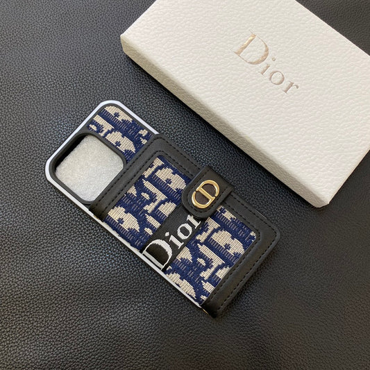 dior迪奥 左右翻卡包双色边壳 (型号7P-16PM,无13mini)