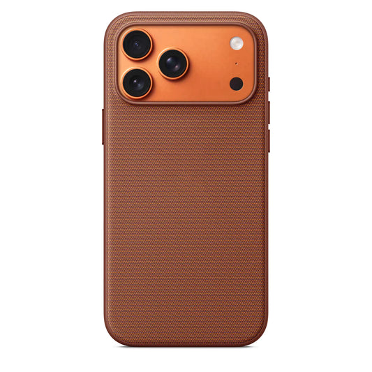 适用于苹果17pro手机壳布纹iPhone17promax新款magsafe磁吸动画17air官网原装正品17皮纹男女全包
