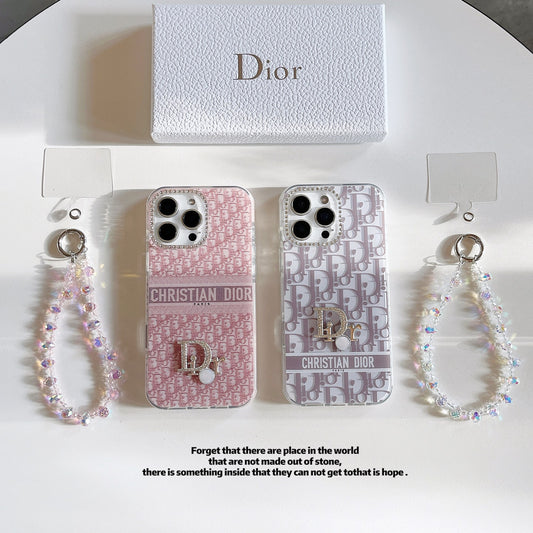✨✨ 詩家新品上架 ✨✨ 閃鑽鏡頭 ✨ Dior經典花紋系列果凍殼 🌸🌺 高透加厚果凍亞克力，帶防摔防震條 🔥🔥