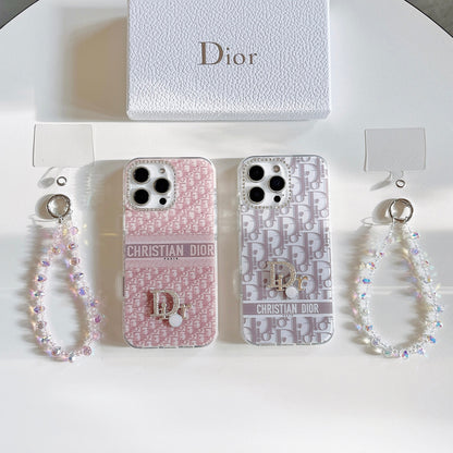 ✨✨ 詩家新品上架 ✨✨ 閃鑽鏡頭 ✨ Dior經典花紋系列果凍殼 🌸🌺 高透加厚果凍亞克力，帶防摔防震條 🔥🔥