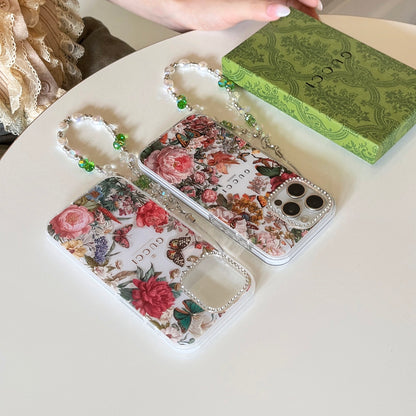 ✨✨诗家新品上架✨✨ 闪钻镜头✨Gucci花卉蝴蝶系列果冻壳🦋🌸🌷 高透加厚果冻亚克力，带防摔防震条🔥🔥